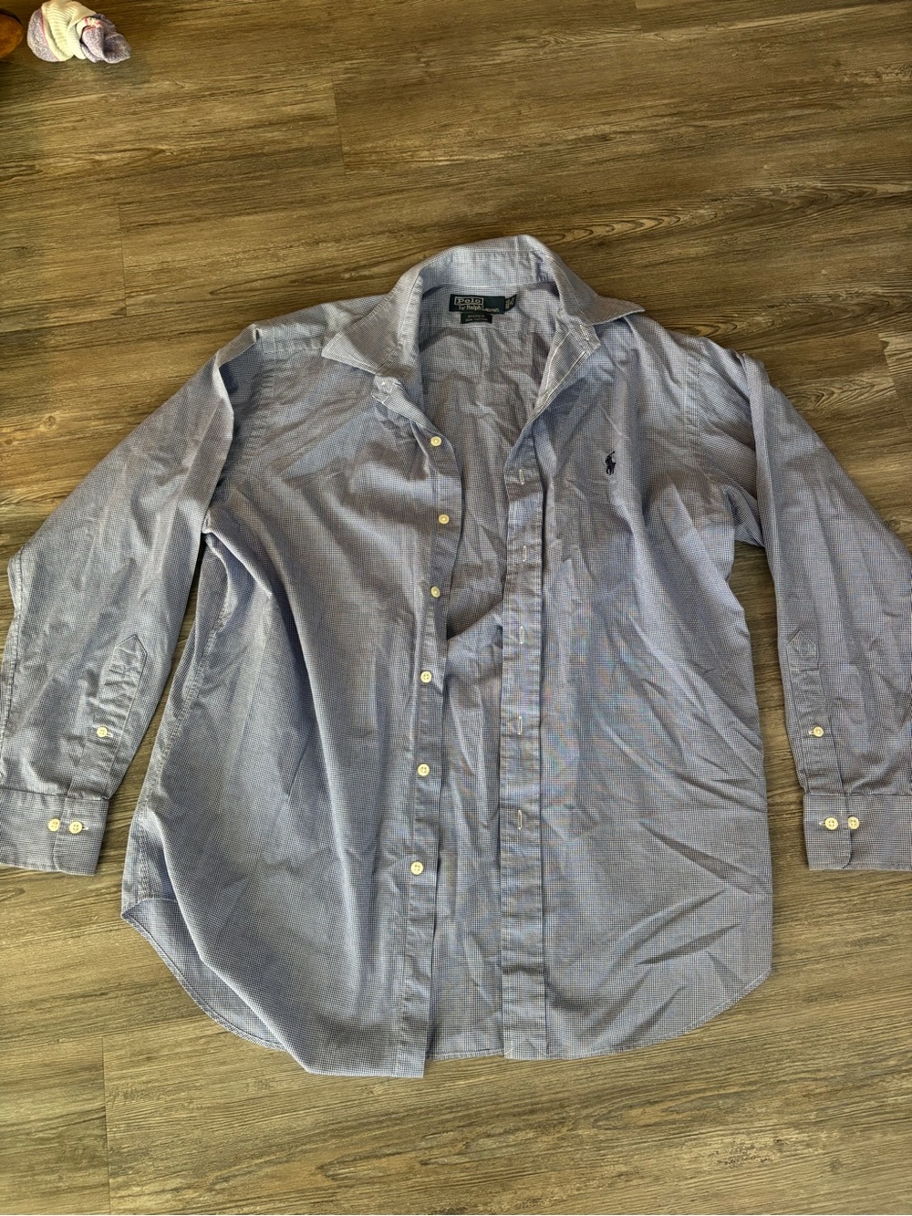 Polo by Ralph Lauren Blue Men's Oxford Button-Up Shirt